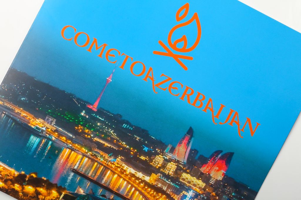 ComeToAzerbaijan — foil stamping cover