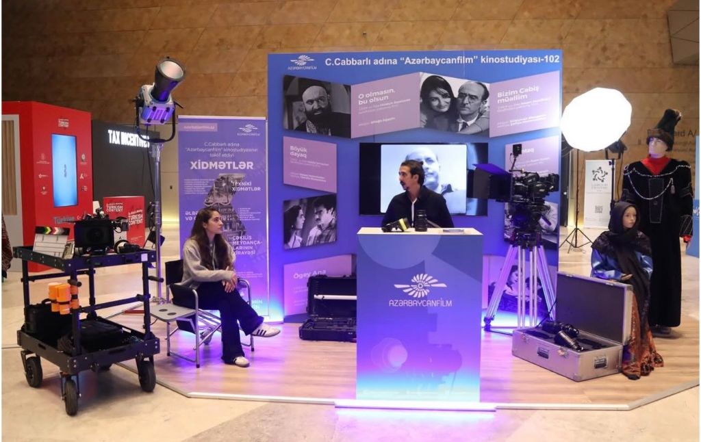 Azerbaijanfilm studio stand — Baku Cinema Breeze 2025