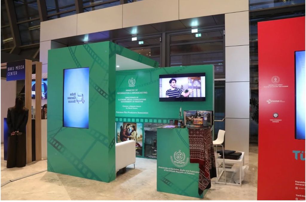 Pakistan Ministry of Information & Broadcasting stand — Baku Cinema Breeze 2025