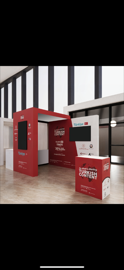Turkey pavilion — Baku Cinema Breeze 2025 — 3D render