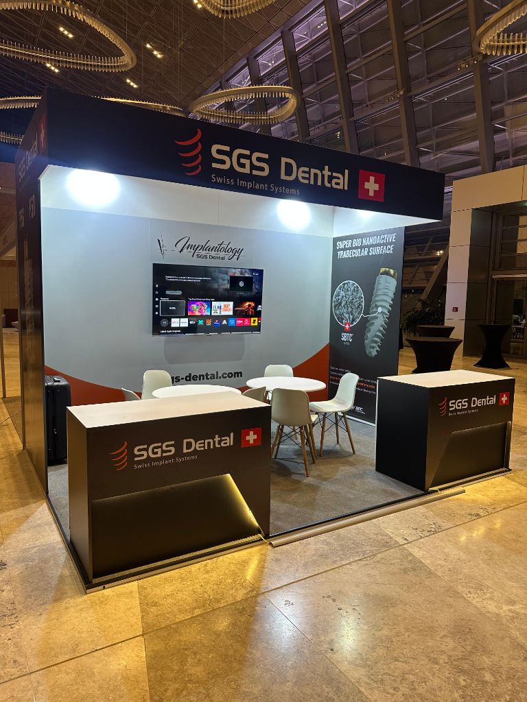 SGS Dental exhibition stand at EFP PMC2026, Baku Congress Center
